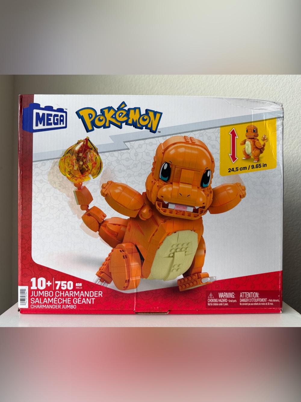 Mega Pokémon Jumbo Charmander Building Set